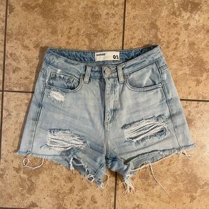 High rise mom short
